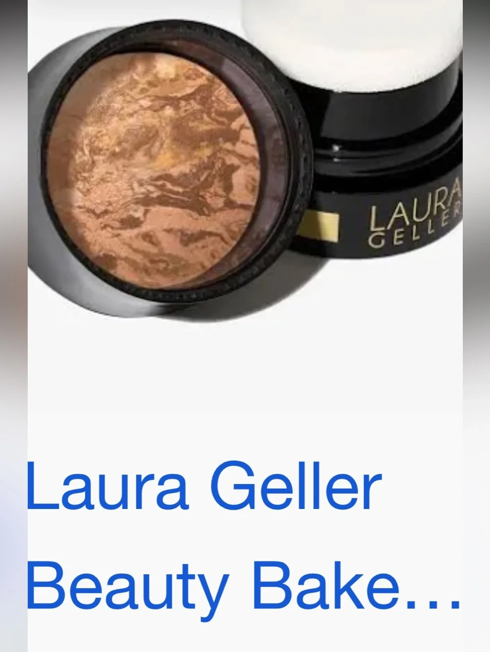 Laura Geller Multitone Baked Color Correcting Foundation — Bronze & Gold Swirl